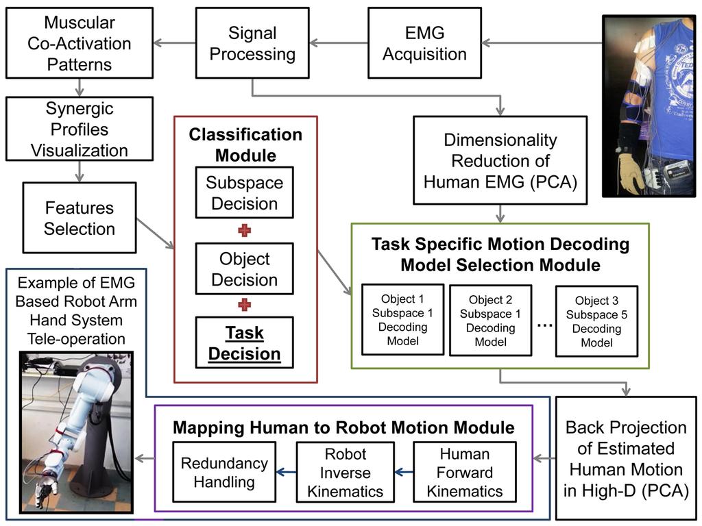 Part II - EMG Based Interfaces 35 Figure 3.13: A block diagram of the proposed EMG-based learning scheme is presented.
