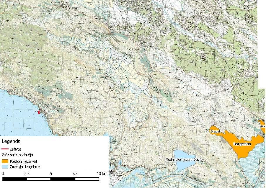 2.4. Zaštićena područja S obzirom da se najbliže zaštićeno područje nalazi 14.