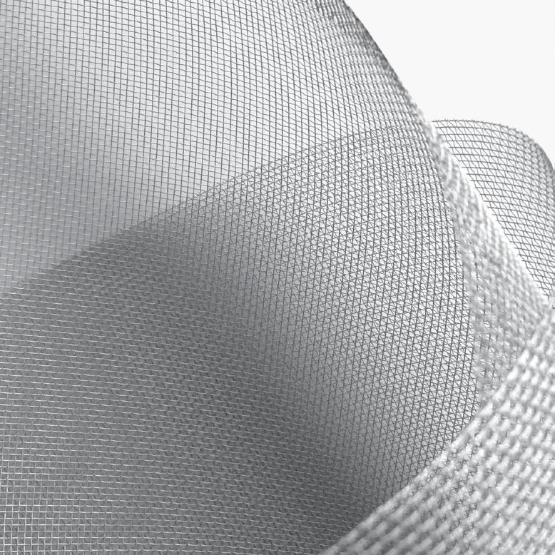 Διαθέσιμη απόχρωση γκρι. The aluminum mesh is characterized by low elasticity but extremely high strength and durability.