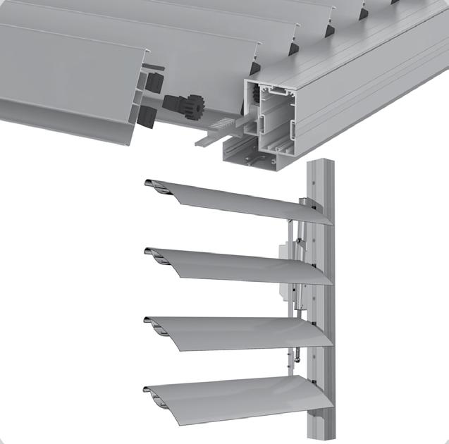 Τεχνικά Χαρακτηριστικά Συστήματος System s Technical Characteristics ΒΑΣΙΚΑ ΧΑΡΑΚΤΗΡΙΣΤΙΚΑ ΣΥΣΤΗΜΑΤΟΣ 1. Διαθέτει συνολικά 4 προφίλ πτερυγίων. 2.