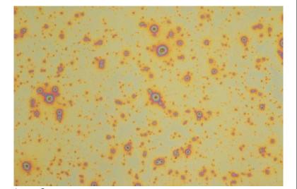 Microscopy Comparative studies by microscopy of the thin films