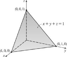 SECTION 6.6 TRIPLE INTEGRALS ET SECTION 5.6. Here E {(x, y, z) x, y x, z +x + y},so E 6xy dv x +x+y 6xy dz dy dx x 6xyz z+x+y z dy dx x xy +x y +xy y x y dx (x +x +x 5/ ) dx 6xy( + x + y) dy dx x + x + 7 x7/ 65 8.