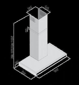 D230 Διάμετρος εξόδου: 120/150 mm N-RV System Χρώμα: inox Πιεζόμενος διακόπτης ελέγχου (push-pull) 2 x 50 60 / 90 D Ισχύς κινητήρα 210 W Φωτισμός 2