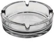 διάφανο σετ  Ashtray transparent set 2pcs 1164039 54036 11cm