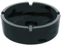 14,5cm 1,61 2 Σταχτοδοχείο μαύρο σετ  Ashtray black set 2pcs