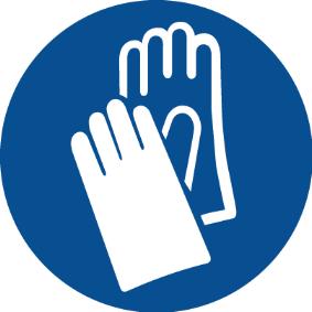 ΤΜΗΜΑ 8: ΕΛΕΓΧΟΣ ΤΗΣ ΕΚΘΕΣΗΣ/ΑΤΟΜΙΚΗ ΠΡΟΣΤΑΣΙΑ (συνέχεια) Εικονόγραμμα ΜΑΠ Σημαδεμένο Κανονισμοί CEN Παρατηρήσεις Υποχρεωτική προστασία των χεριών Προστατευτικά γάντια κατά ήσσονος σημασίας κινδύνους