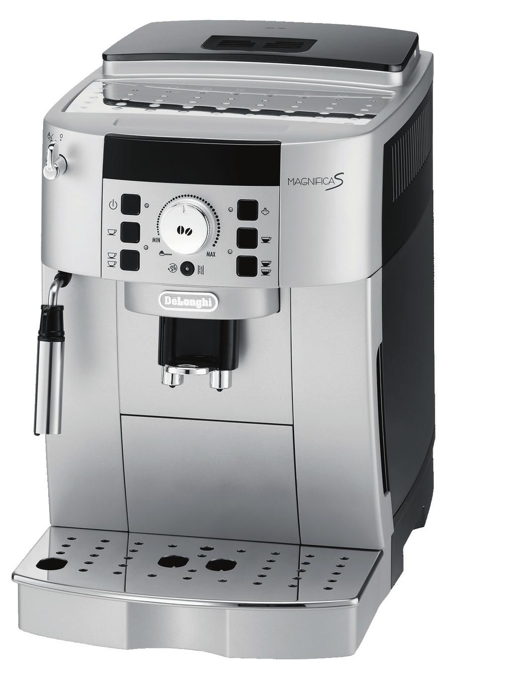 πλήκτρο για 1 ή 2 Espresso (40ml), 1 ή 2 lungo (110ml) - Κεντρικός στρογγυλός διακόπτης για επιπλέον άρωμα.