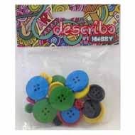 - 18mm - 7mm DES 0014 MIX ΧΡΩΜΑ 30 ΤΕΜ 22mm - 18mm - 7mm 10620003 MIX NEON 30