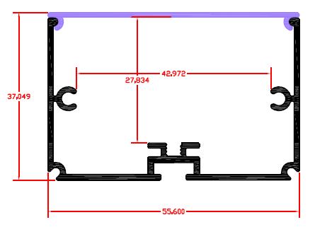 driver, πρόσοψη καπάκι Κουμπωτό. Box mini Aluminium led profile!