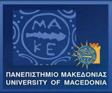 Πανεπιστήμιο Μακεδονίας University of Macedonia Διατμηματικό Πρόγραμμα Μεταπτυχιακών Σπουδών στα Πληροφοριακά Συστήματα M.Sc.