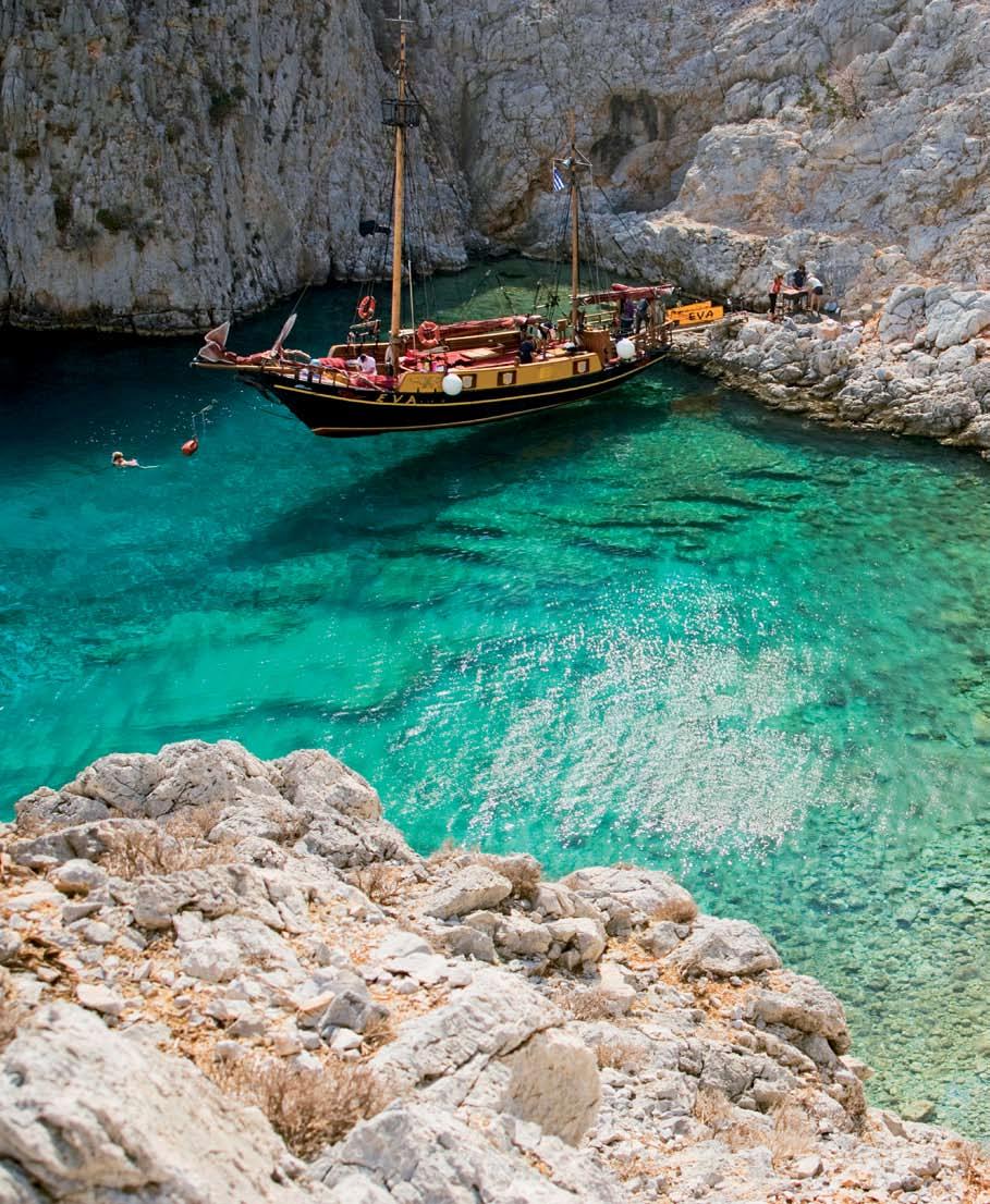 Από την Αλεξάνδρα Τσόλκα TRAVEL Island hopping Από τα αρχαία χρόνια βουτάγανε οι Καλύμνιοι και έβγαζαν σφουγγάρια.