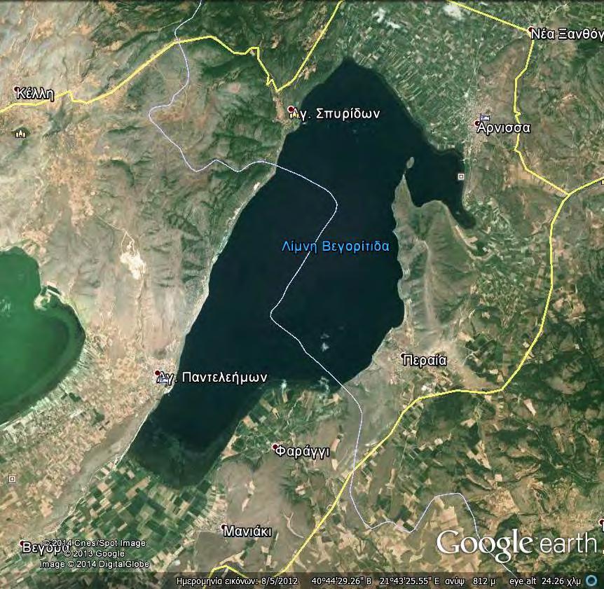 -Λίμνη Βεγορίτιδα ή Οστρόβου ή Άρνισσας ή Κέλης (Natura2000=GR1340004, λίμνες Βεγορίτιδα και Πετρών, Δ.