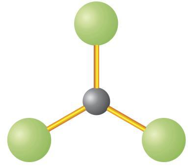 V trdnem AlCl 3 je struktura podobna Al 3, tekočina in plin pa sta sestavljena iz molekul Al 2 Cl 6 dve molekuli AlCl 3 se povežeta v dimer Al 2 Cl 6 (dialuminijev heksaklorid;