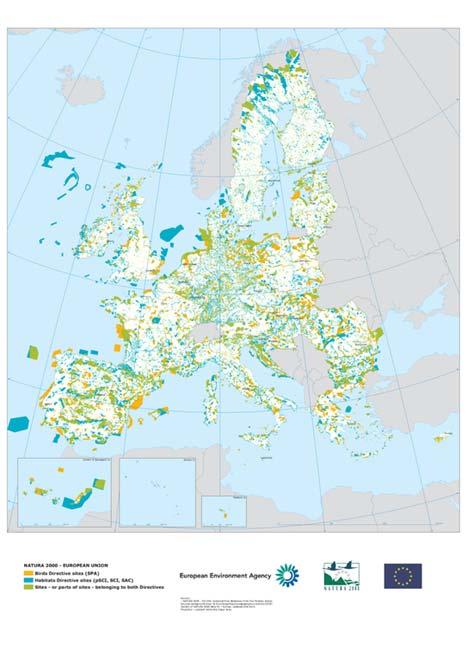 Natura 2000: Το μεγαλύτερο συντονισμένο δίκτυο προστατευόμενων περιοχών στον κόσμο Πάνω από 27.
