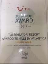 Σ Ε Λ Ι Δ Α 8 Διακρίσεις σε μέλη μας Βραβείο στο ξενοδοχείο TUI SENSATORI RESORT