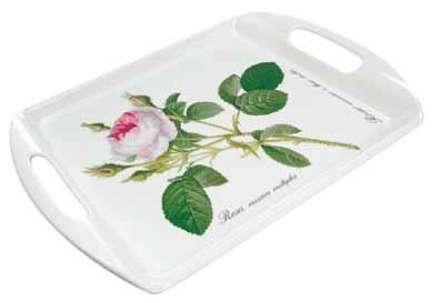 Redoute Rose 44006 Κούπα, Bone China Mug Bone China 544 Σουβέρ σετ 6 τεμ φελός 6pcs