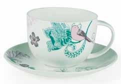πρωϊνού Bone China Breakfast cup and saucer