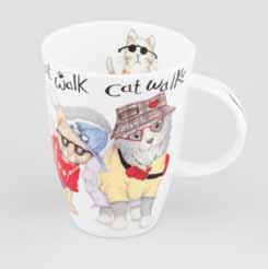 Animal fashion 494 Κούπα γάτες Bone China Mug cats