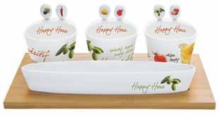 Appetizer Bamboo 9009 Δίσκος με μπωλ, ελιέρα