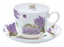 Lavande 9006 Κούπα με καπάκι & φίλτρο Bone China σε κουτί δώρου