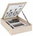 μαχαιροπήρουνα 8/0 με ξύλινη κασετίνα Moments Set 0 pcs cutlery 8/0 with wooden case Moments Set 7 pcs cutlery 8/0
