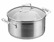 /cm/4,8lt 400 Χύτρα με γυάλινο καπάκι Round casserole with glass lid εκ.