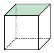 6. Prej çfarë prespektive e shohim kubin e mëposhtëm? VIII TEMA 4.nb 11 Përgjigje : Prej poshtë nga e djathta 7. Prej çfarë kënd vështrimi e shohim kubin e mëposhtëm?