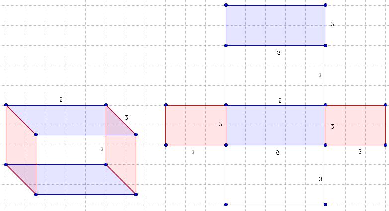 diagonalen e bazës ABCD Zbatojmë teoremën e Pitagorës herë : d a b c d 3 4 1 d 9 16 144 d 169 d 13 4.