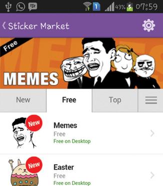 THE NEW- EST WAVE STICKER MARKET Το Sticker Market αποτελεί επίσης