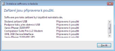 1 Nájdite konektory pre USB kábel a pripojte ich pod a nižšie uvedeného obrázka. 2 Zapnite multifunkčné zariadenie. Počítač zistí zariadenie a ovládače budú automaticky nainštalované.