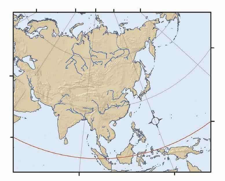 B3.5 0 ο Τα ποτάμια της Ασίας 90 ο 180 ο 30 ο 0 ο 2 1 3