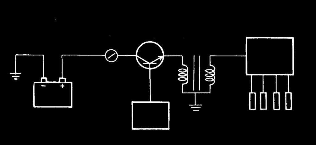 Podsistem za elektronsko paljenje 2/3 Prekidač za paljenje Izlazni tranzistor Razvodnik paljenja