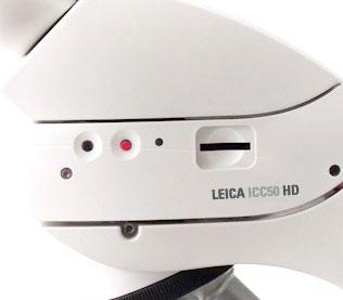 Leica ICC50 HD: Prehľad 1. Čierne multifunkčné tlačidlo: Stlačenie 1 sekundu listovanie v nastaveniach osvetlenia. Stlačenie 5 sekúnd prepínanie medzi HD a PC režimom 3.