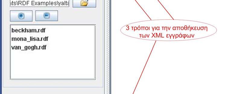 Ξεχωριστή αποθήκευση των XML εγγράφων Η αποθήκευση όλων