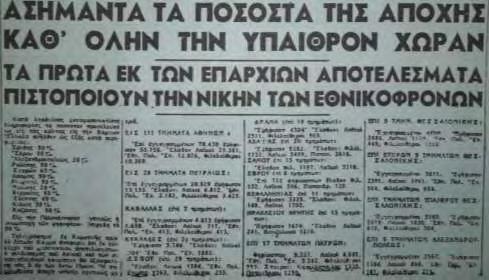 οδήγησε στη λύση «του εθνικού δράματος» και «παρά το αντεθνικόν κήρυγμα του