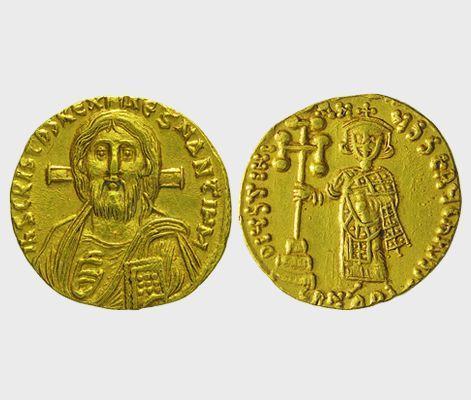Σόλδιο Ιουστινιανού Β, 685-695 μ.χ.