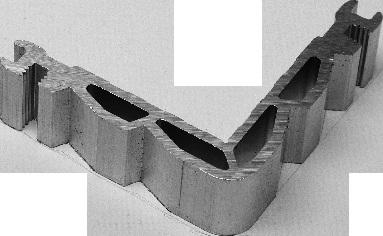 19,6x27mm Double crimp corner cleat 19,6x27mm