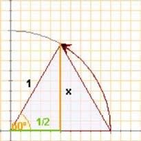 Nun triángulo equilátero os ángulos miden 60º Co Teorem de Pitágors clcúlse ltur Rzóns de 30º, 45º e 60º Os ángulos de 30º, 45º e 60º precen con bstnte frecuenci, fíxte como se clculn s sús rzóns