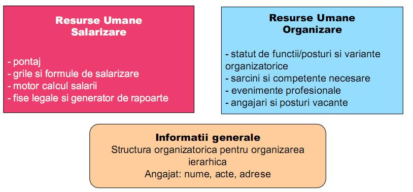 Sistemul Resurse Umane Sistemul Resurse Umane asigură gestionarea aspectelor referitoare la angajaţii din cadrul organizaţiei, atât din punct de vedere al funcţiilor, respectiv al posturilor ocupate