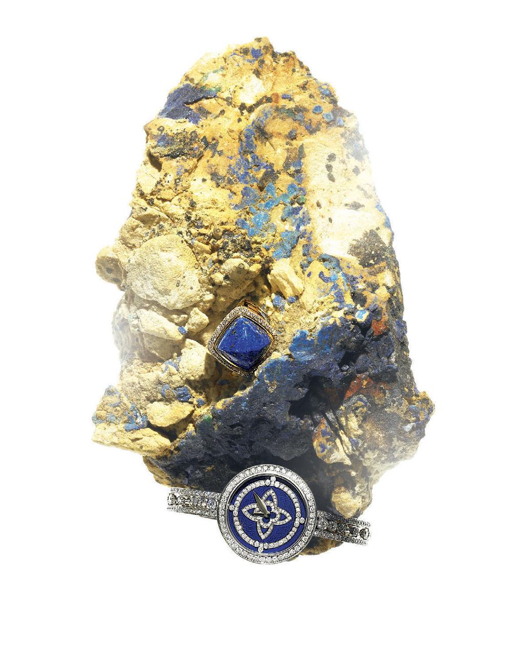 STYLE ΑΞΕΣΟΥΑΡ Δαχτυλίδι Fred από χρυσό με διαμάντια και λάπις λαζούλι, fred.com.