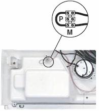 3-1 Skinite mostić P (briku) sa stezaljke M, kao na slici 6.3-2 Elektro spajanje termostata izvršite po uputama u poglavlju 6.4, slika 6.4-1.