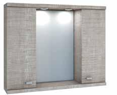 cabinets - spotlights / Laminated Brown Oak finish