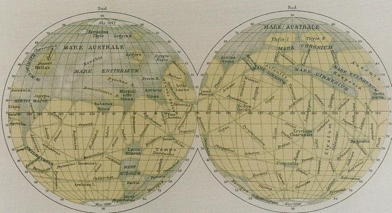 στον Άρη, υπήρχε η άποψη ότι μπορεί στον πλανήτη αυτόν