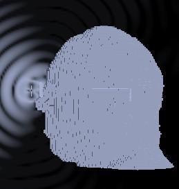 Εικόνα 5.29: 3D Απεικόνιση της 1ης απόστασης χρησιμοποιώντας το μεταλλικό σκελετό γυαλιών Εικόνα 5.