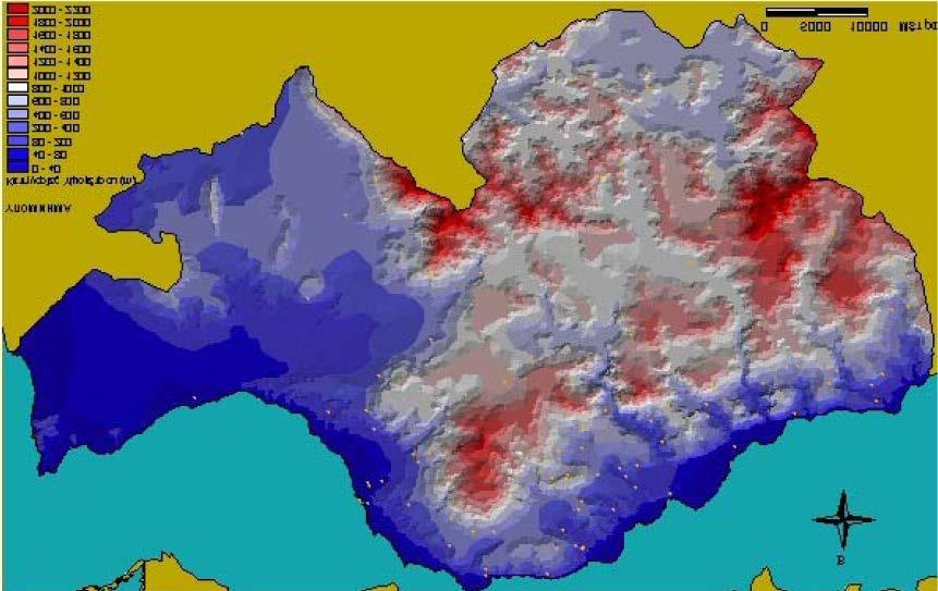 Στην παρακάτω εικόνα παρουσιάζονται με κόκκινο χρώμα οι περιοχές που παρουσιάζουν πρόβλημα