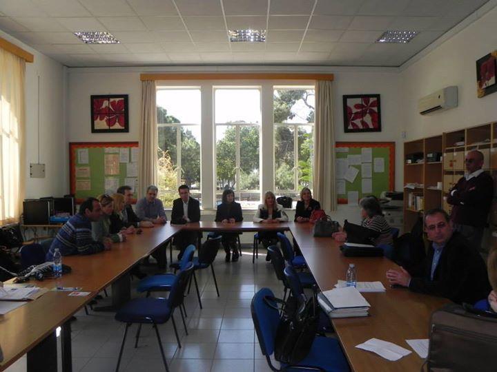 Επίσκεψη των Αθηναίων Εταίρων στο σχολείο 16 Μαρτίου 2015