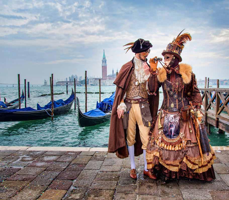 20 ΤΑΞΙΔΙΑ ΣΤΗΝ ΕΥΡΩΠΗ Βόλτα με στολισμένες γόνδολες! Καρναβάλι Βενετίας Βερόνα - Κορτίνα ντ Αμπέτσο ΑΝΑΧΩΡΗΣΕΙΣ: 10/2 Μια παγκόσμια γιορτή γεμάτη ρομαντισμό, μυστήριο και τέχνη.