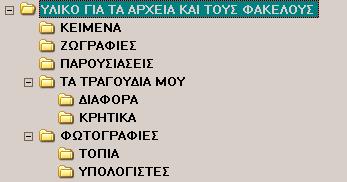 1ο Φύλλο Εργασίας Ανοίξτε τον εξερευνητή των Windows (Έναρξη Προγράμματα Βοηθήματα Εξερεύνηση των Windows) Εντοπίστε τον φάκελο με όνομα «ΥΛΙΚΟ ΓΙΑ ΑΡΧΕΙΑ ΚΑΙ ΦΑΚΕΛΟΥΣ» Δημιουργήστε μέσα σε αυτόν την