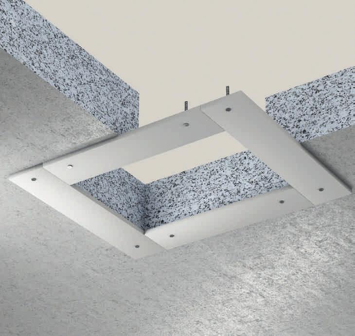 Protupožarna pjena FPF iz Knauf sustava ETA-11/0206 Ako se ne koristi obloga, šupljine između ploča suhomontažnog zida moraju se temeljito zapuniti mineralnom vunom
