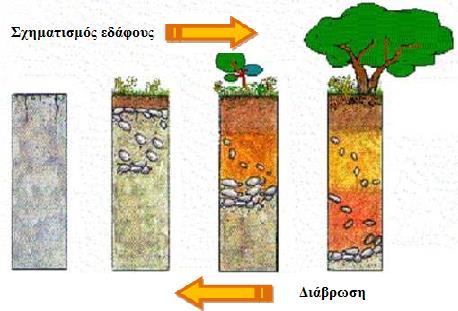 4.3 Διάβρωση Όταν η ένταση της βροχής είναι υψηλότερη από το ποσοστό διείσδυσης του νερού στο έδαφος τότε σχηματίζεται ένα ρηχό στρώμα νερού που με τις σταγόνες της βροχής τα συσσωματώματα του